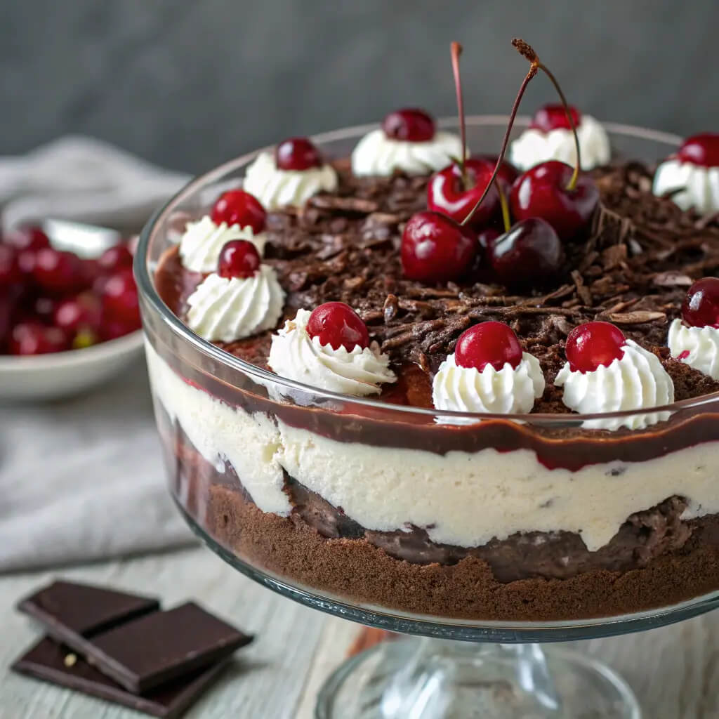black forest cheesecake