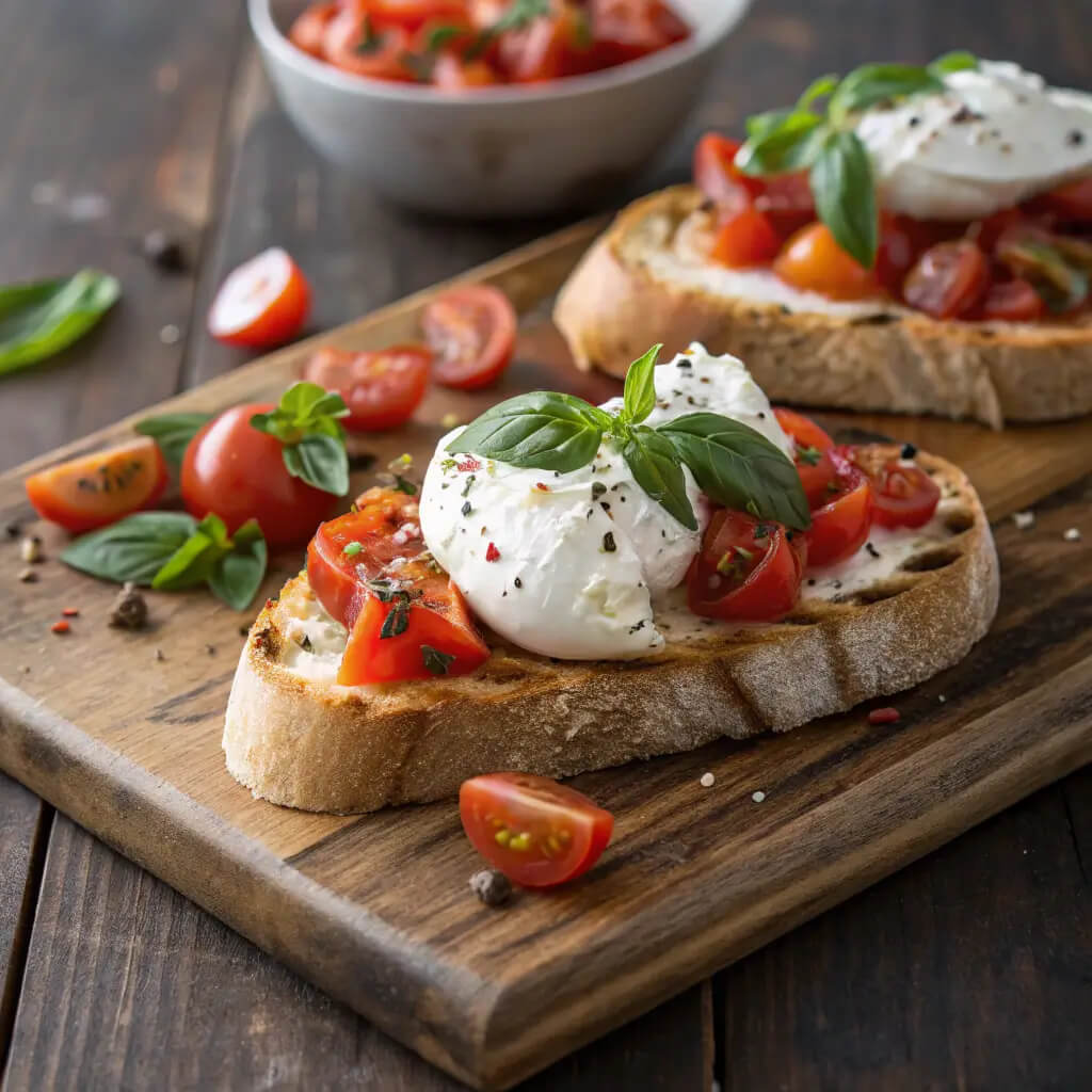 burrata bruschetta