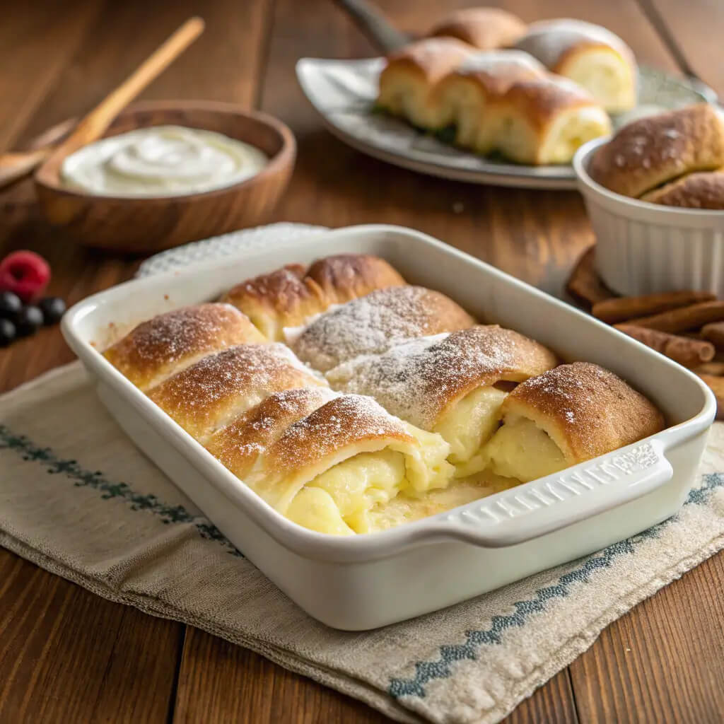 cheesecake crescent rolls casserole recipe