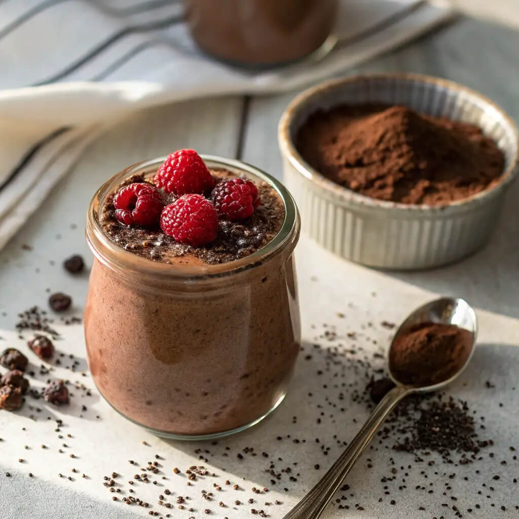 chocolate chia pudding