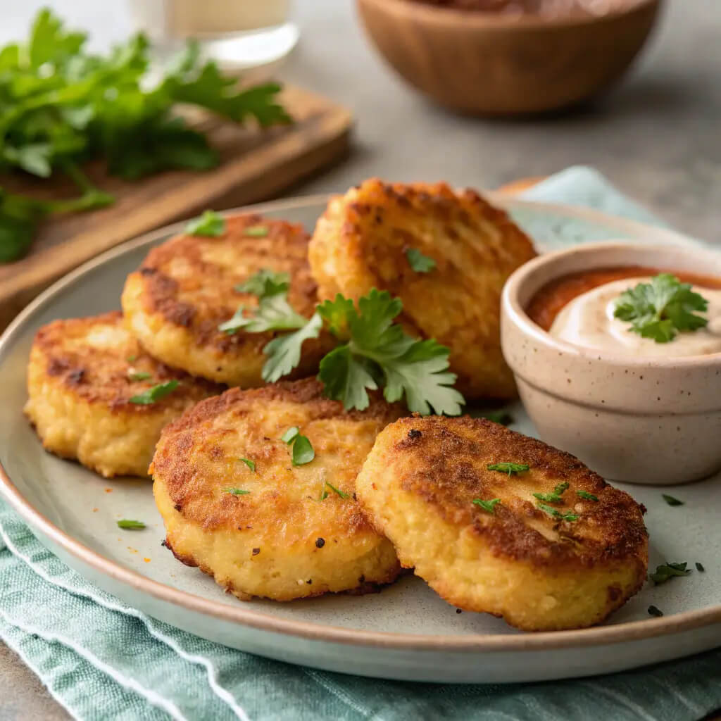 classic spanish potato fritters recipe