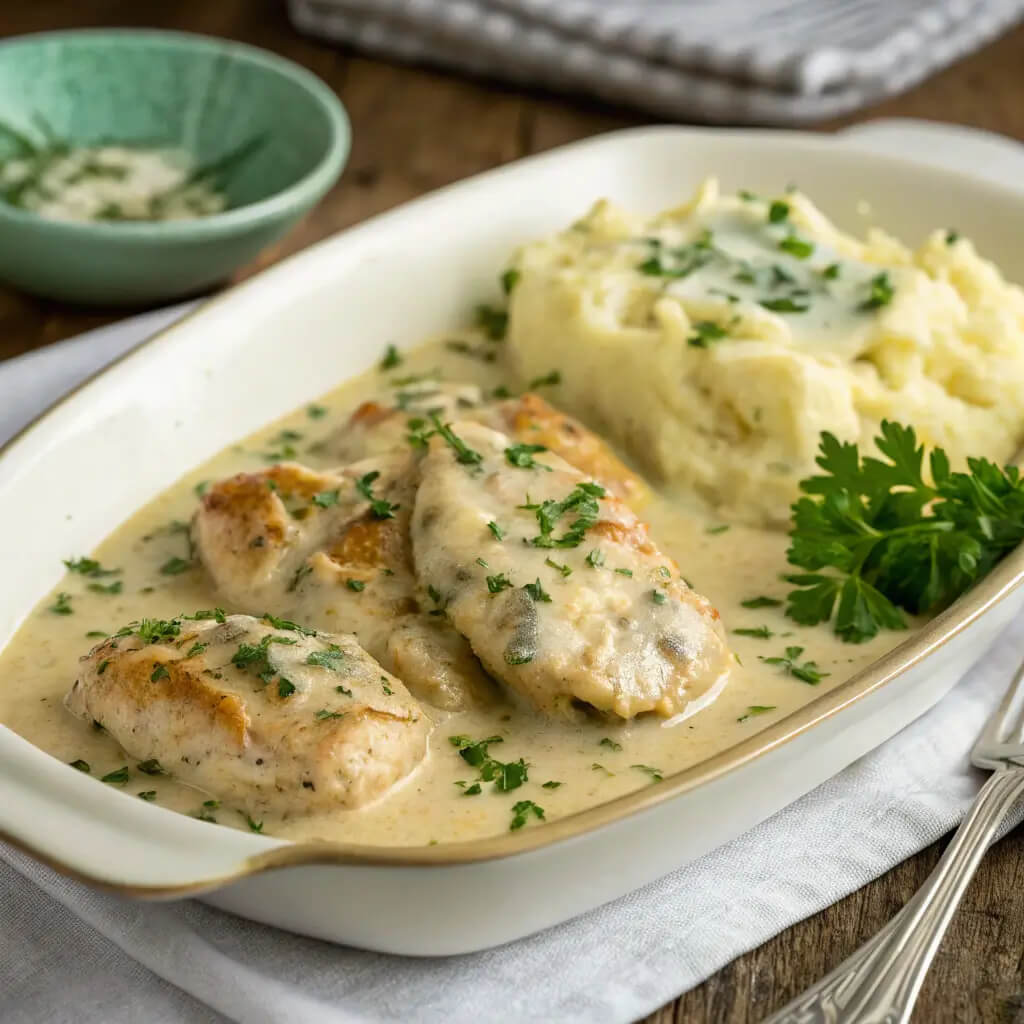 creamy french chicken tarragon