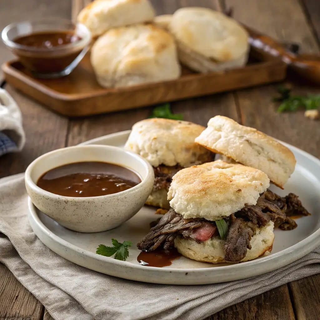 french dip biscuits