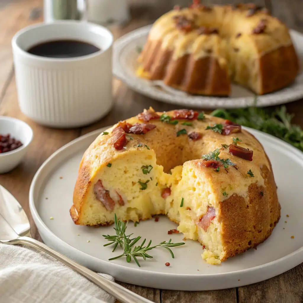 savory breakfast bundt cake