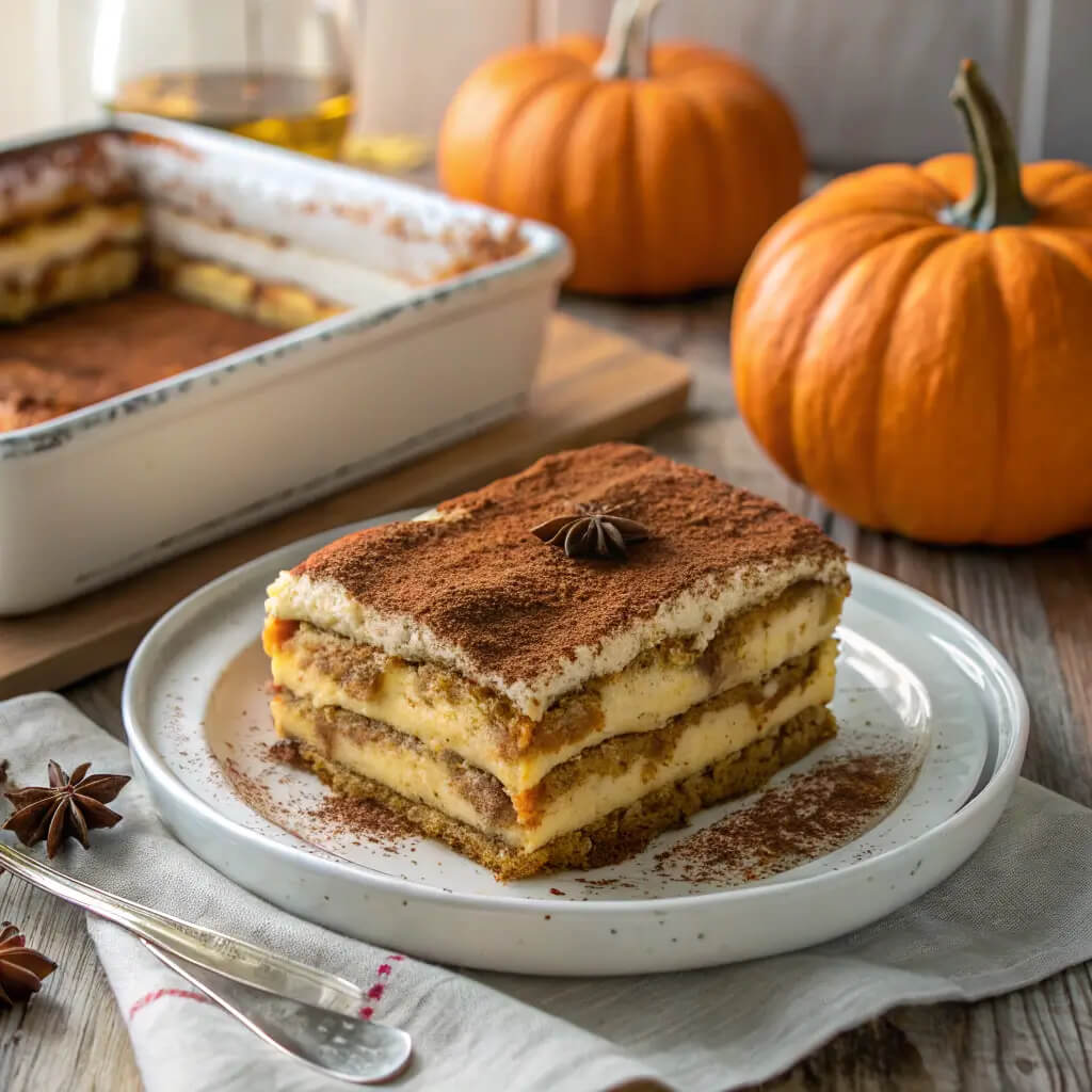 autumn inspired chicory pumpkin tiramisu recipe