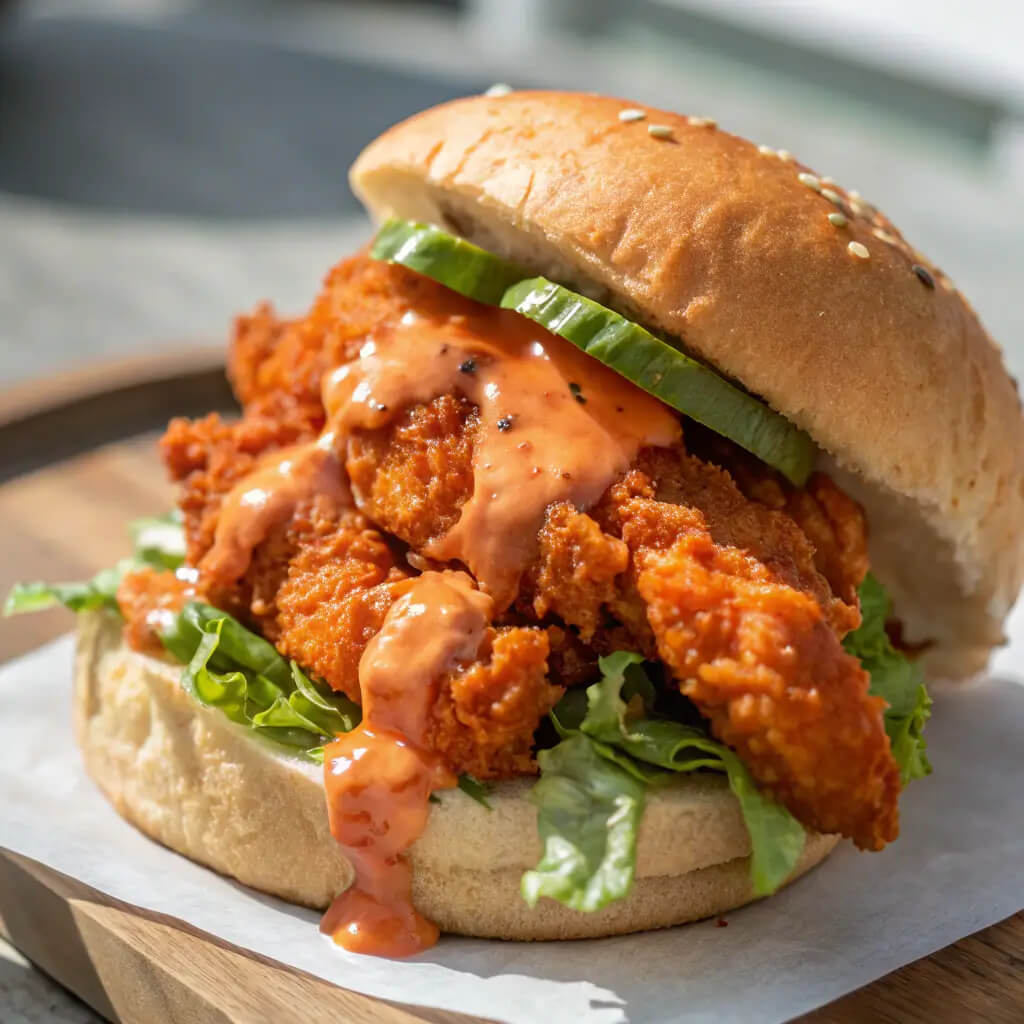 bang bang chicken sandwich