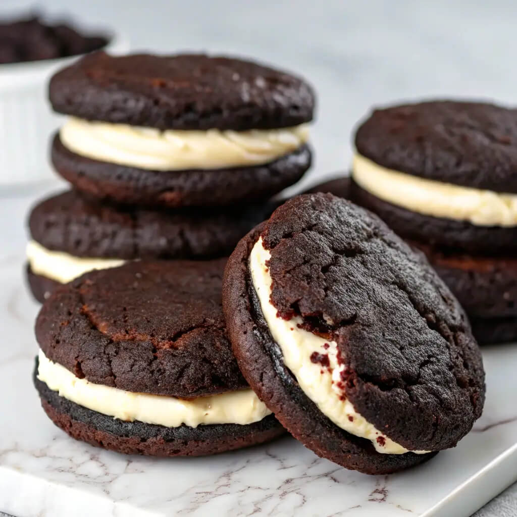 black velvet cheesecake cookies