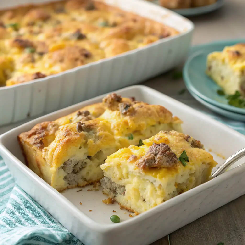 cheddar bay biscuit egg breakfast casserole