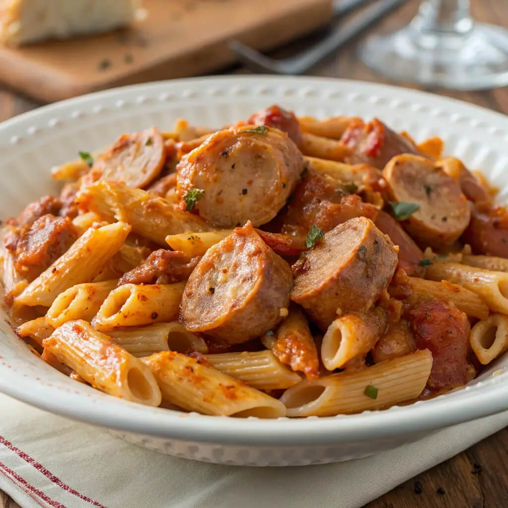 chicken sausage pasta