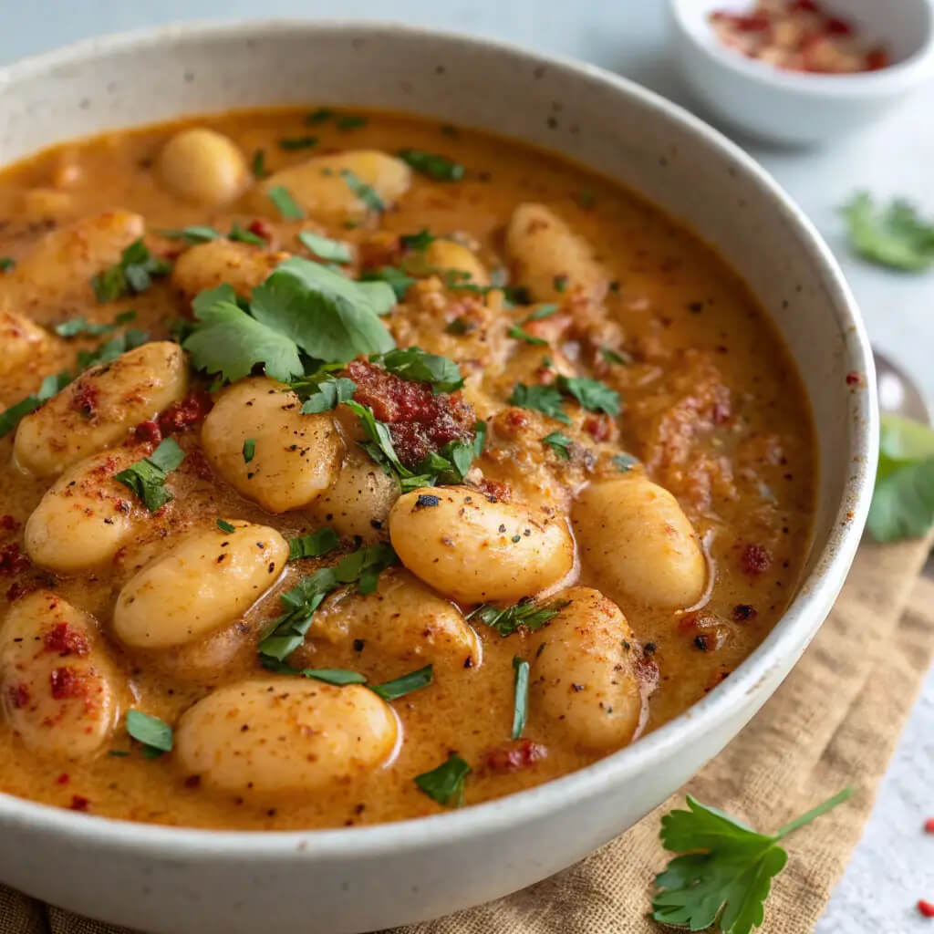 creamy butter bean curry