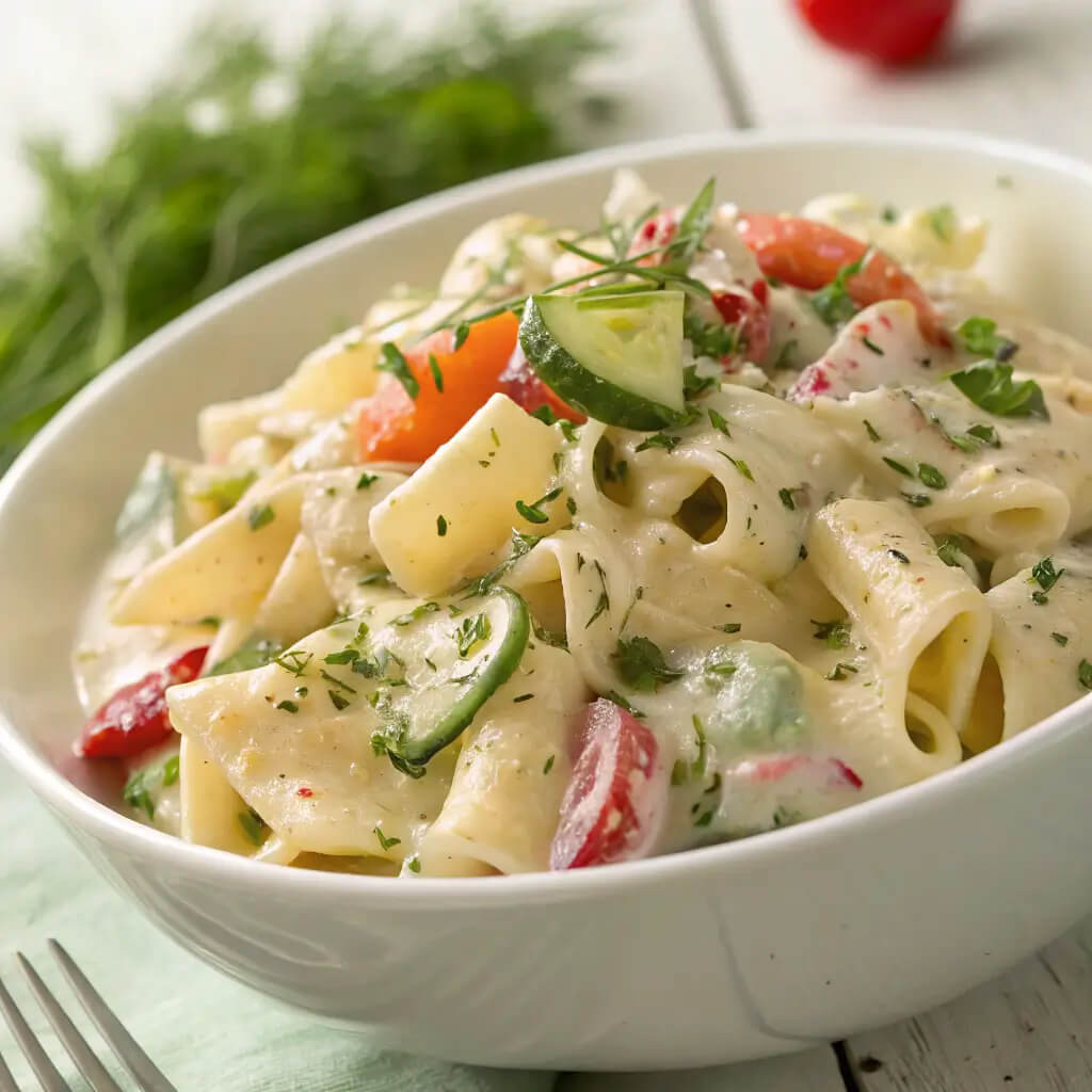 creamy pasta salad