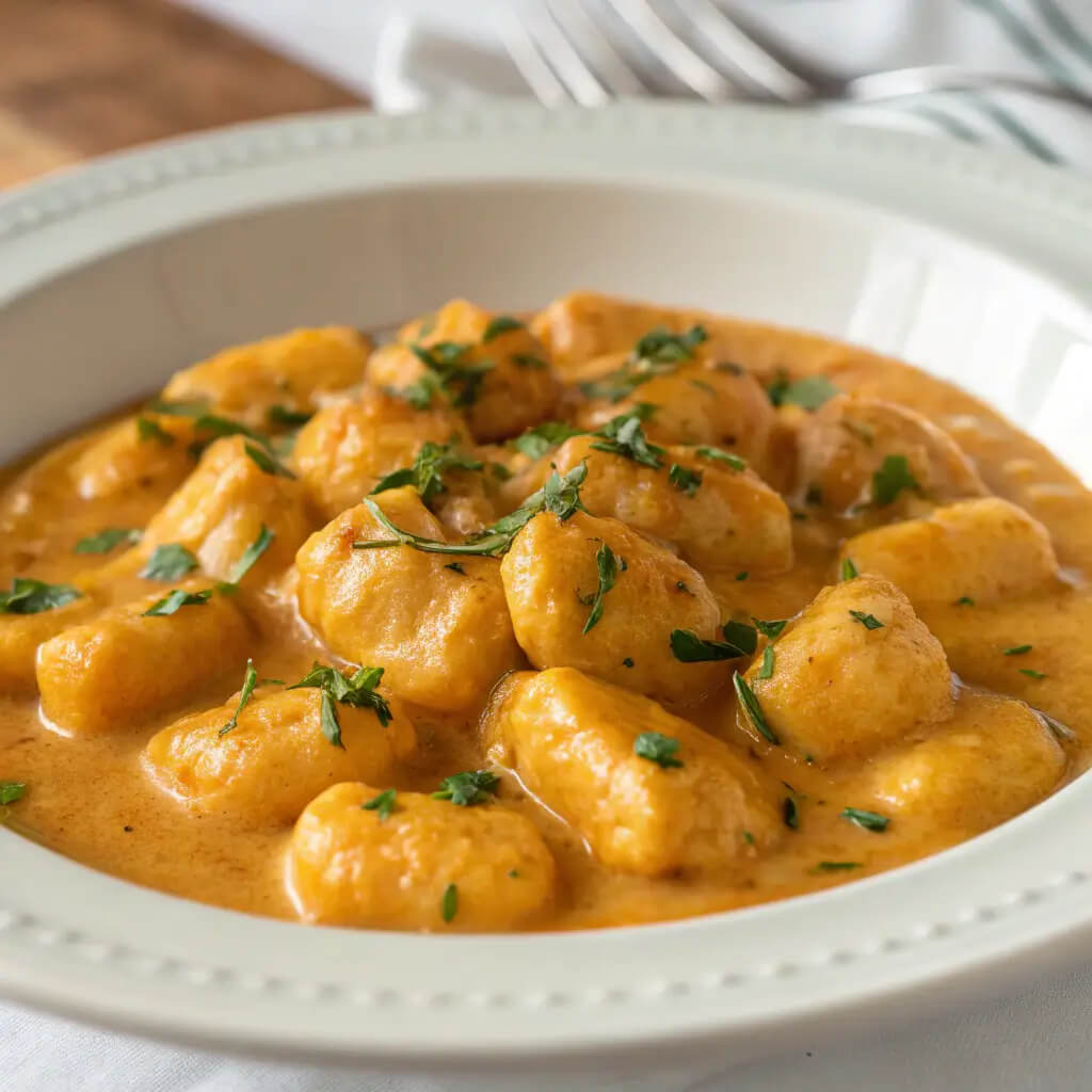 creamy pumpkin gnocchi recipe