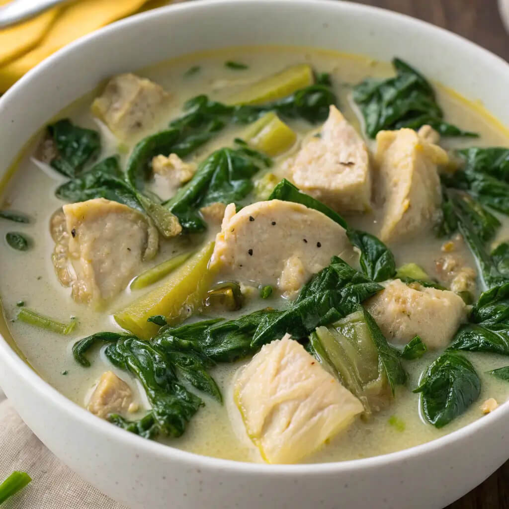 creamy spinach artichoke chicken stew