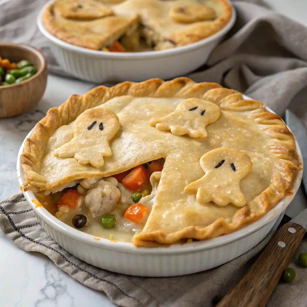 easy ghost chicken pot pie