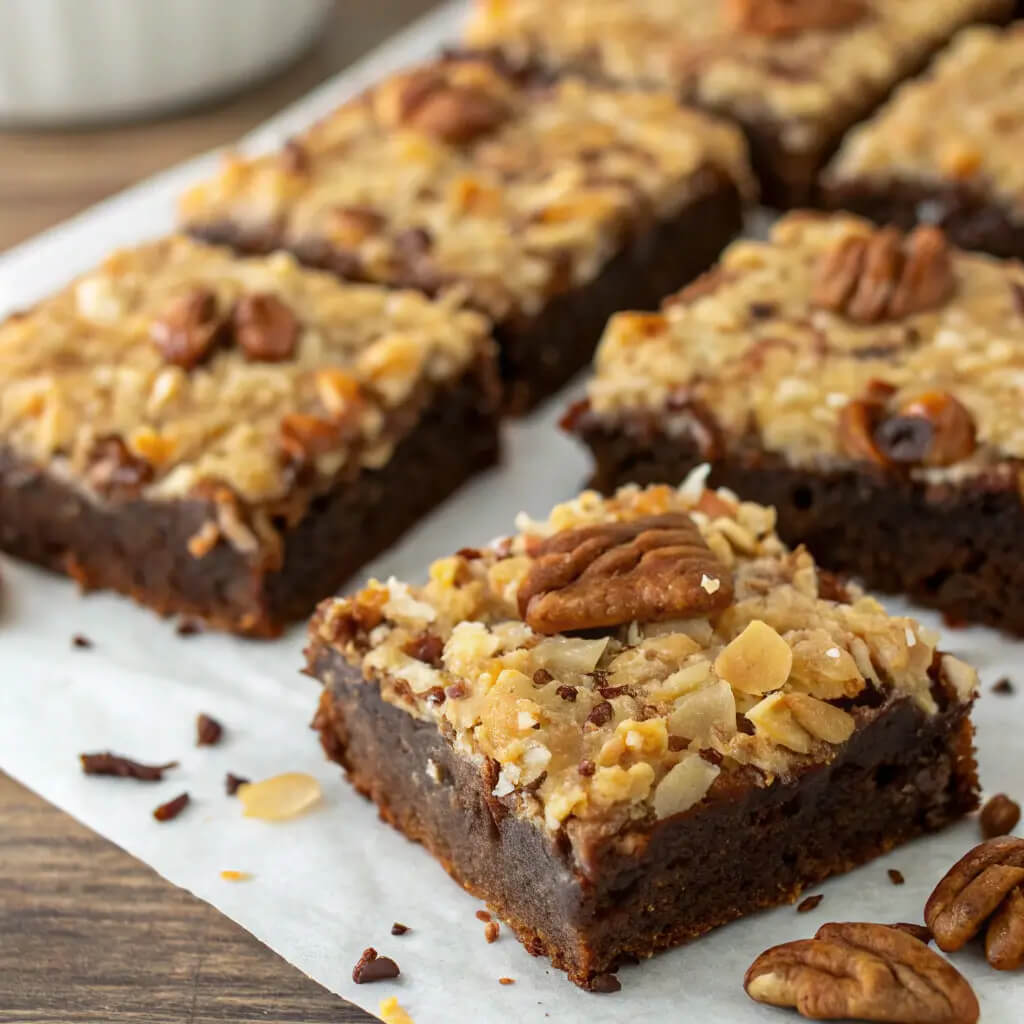 german chocolate brownies