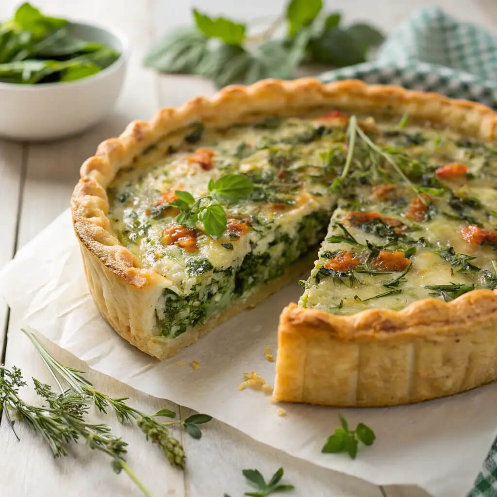 herb infused green man picnic pie recipe