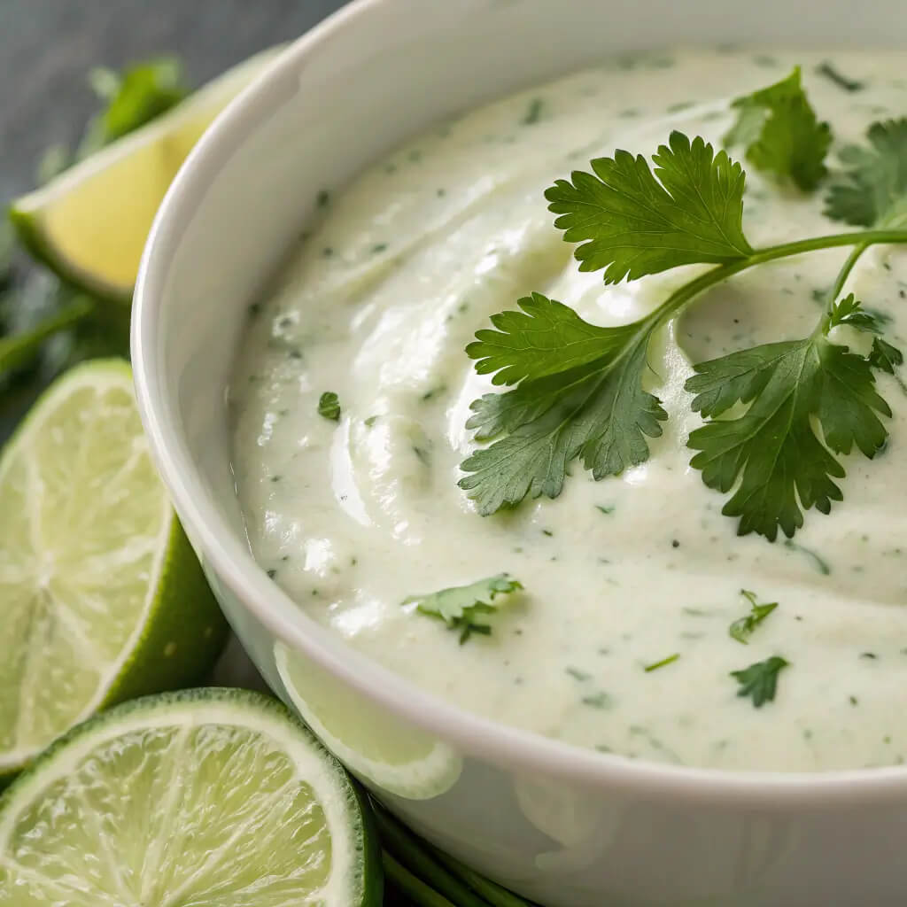 homemade cilantro lime ranch dressing