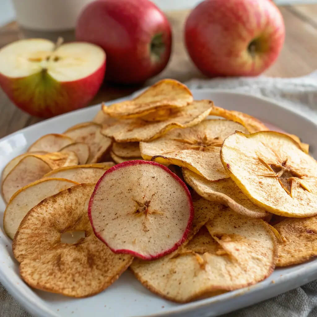homemade cinnamon apple chips