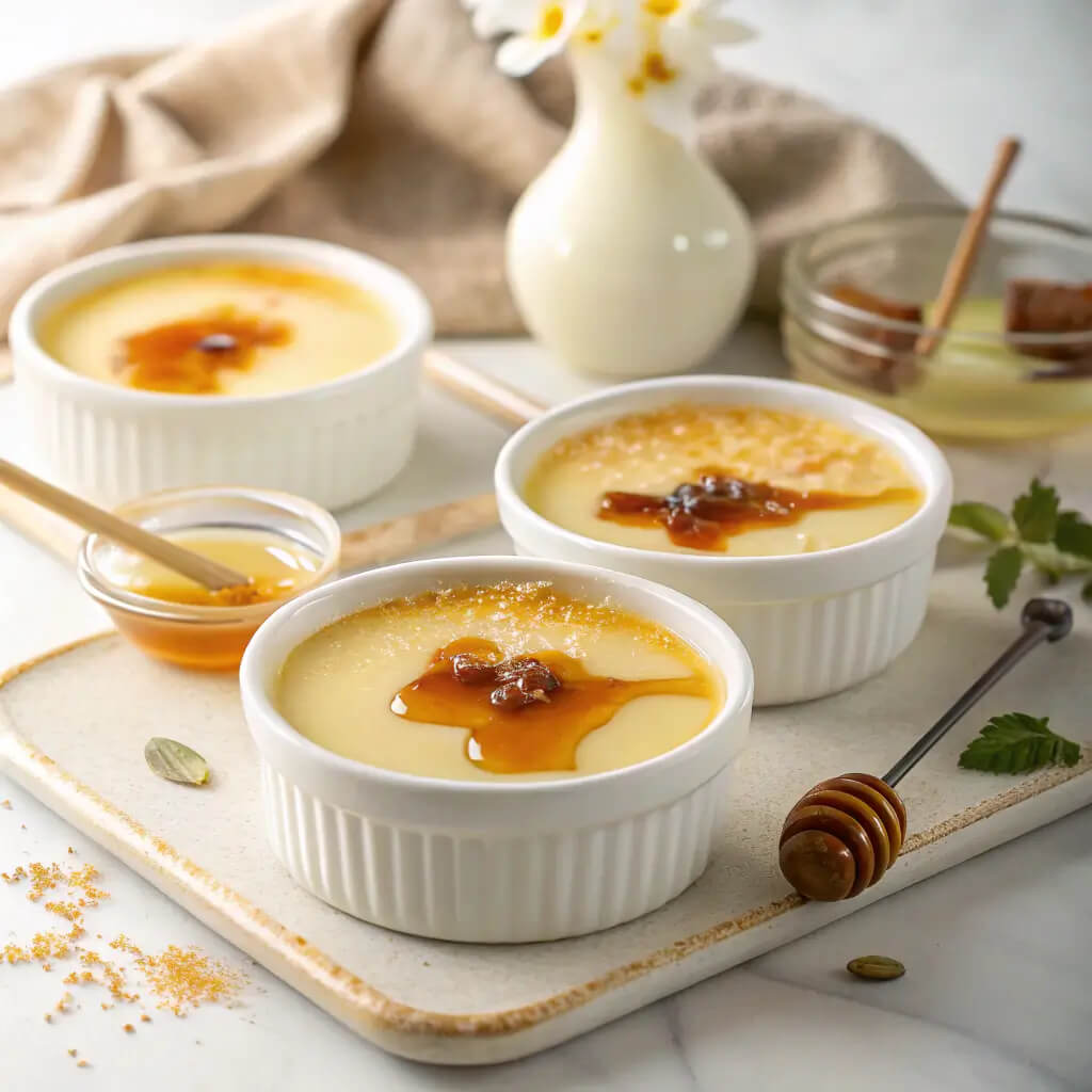 honey vanilla pots de creme