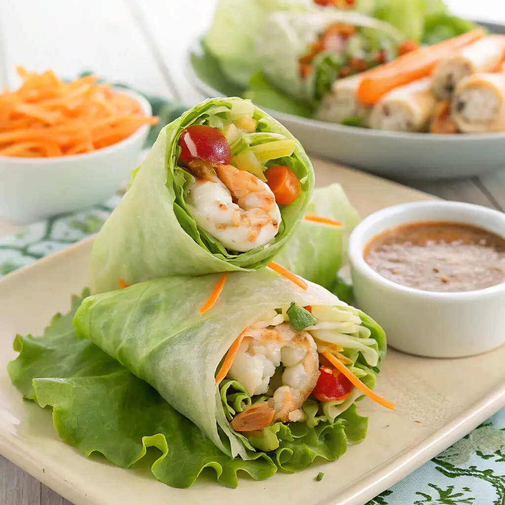 lettuce wrap summer rolls