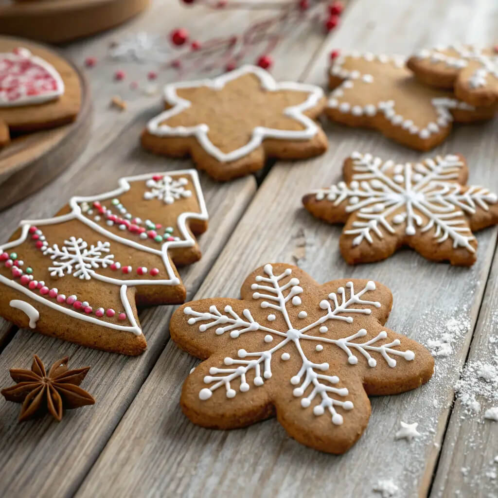 no spread gingerbread cutout cookies