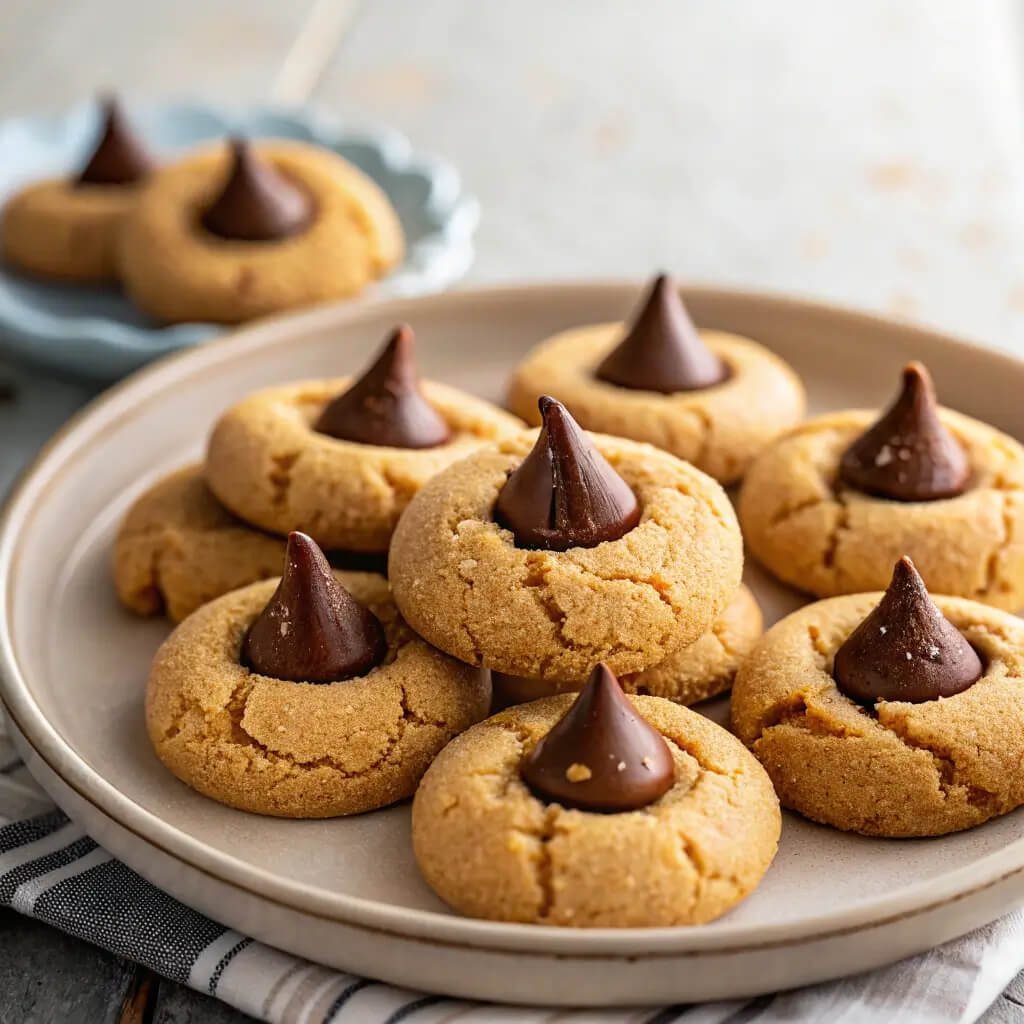 peanut butter blossom cookies