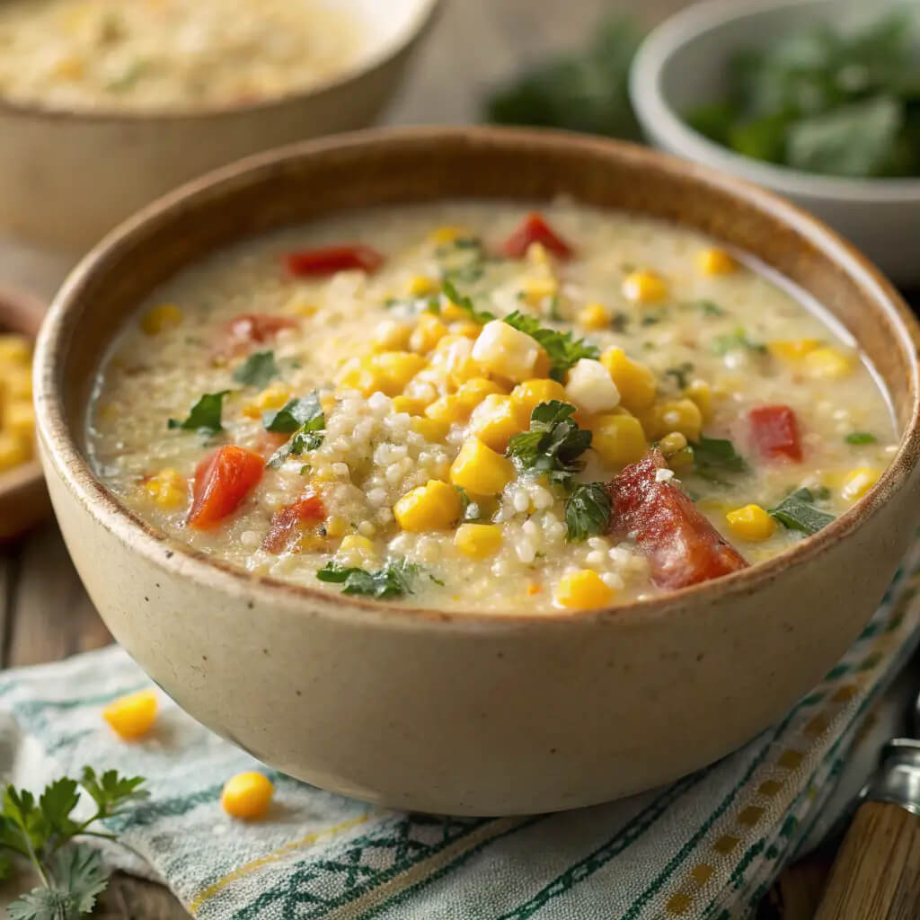 quinoa corn chowder
