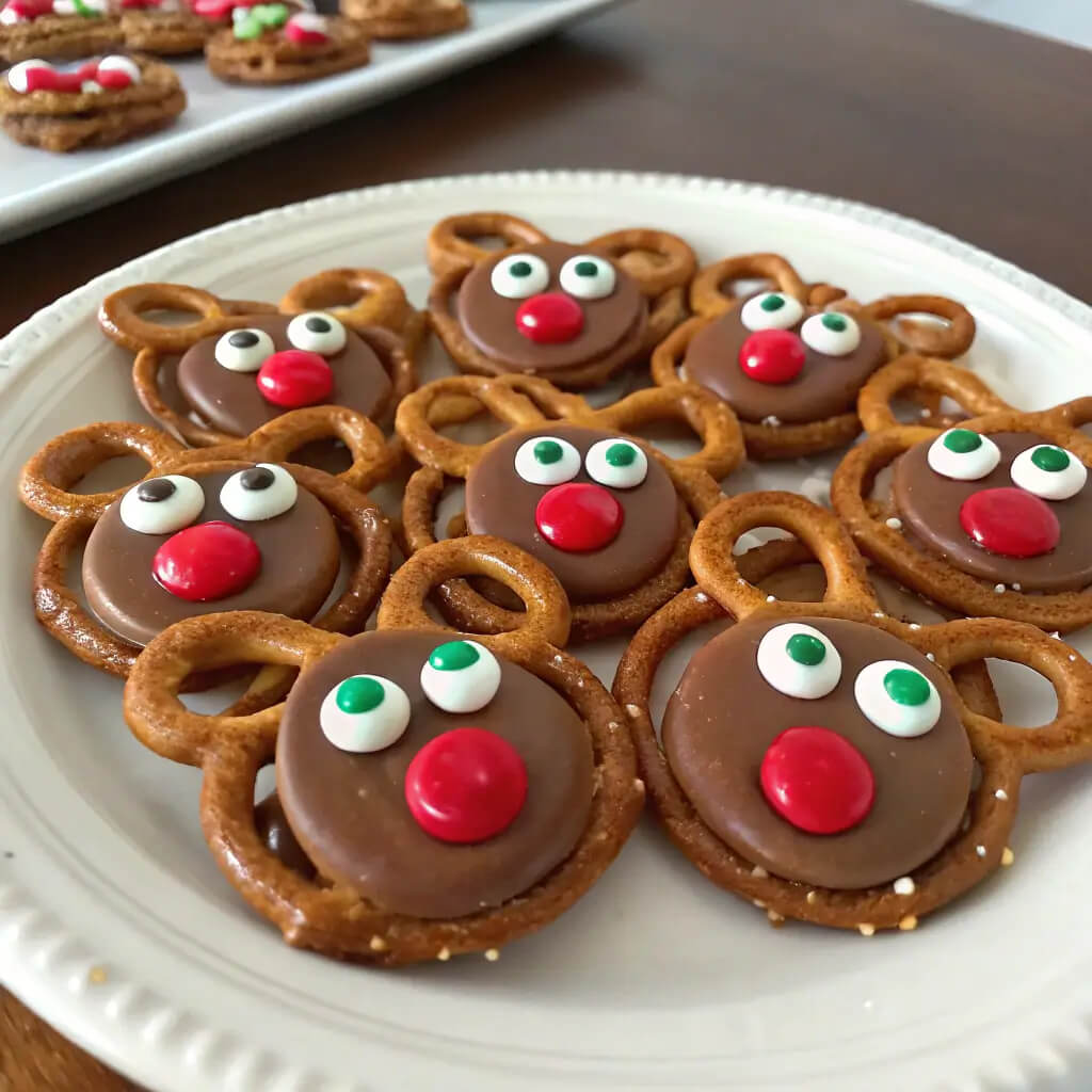 reindeer pretzels