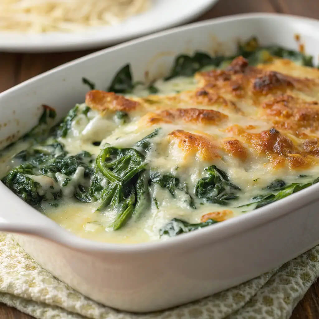 spinach gratin