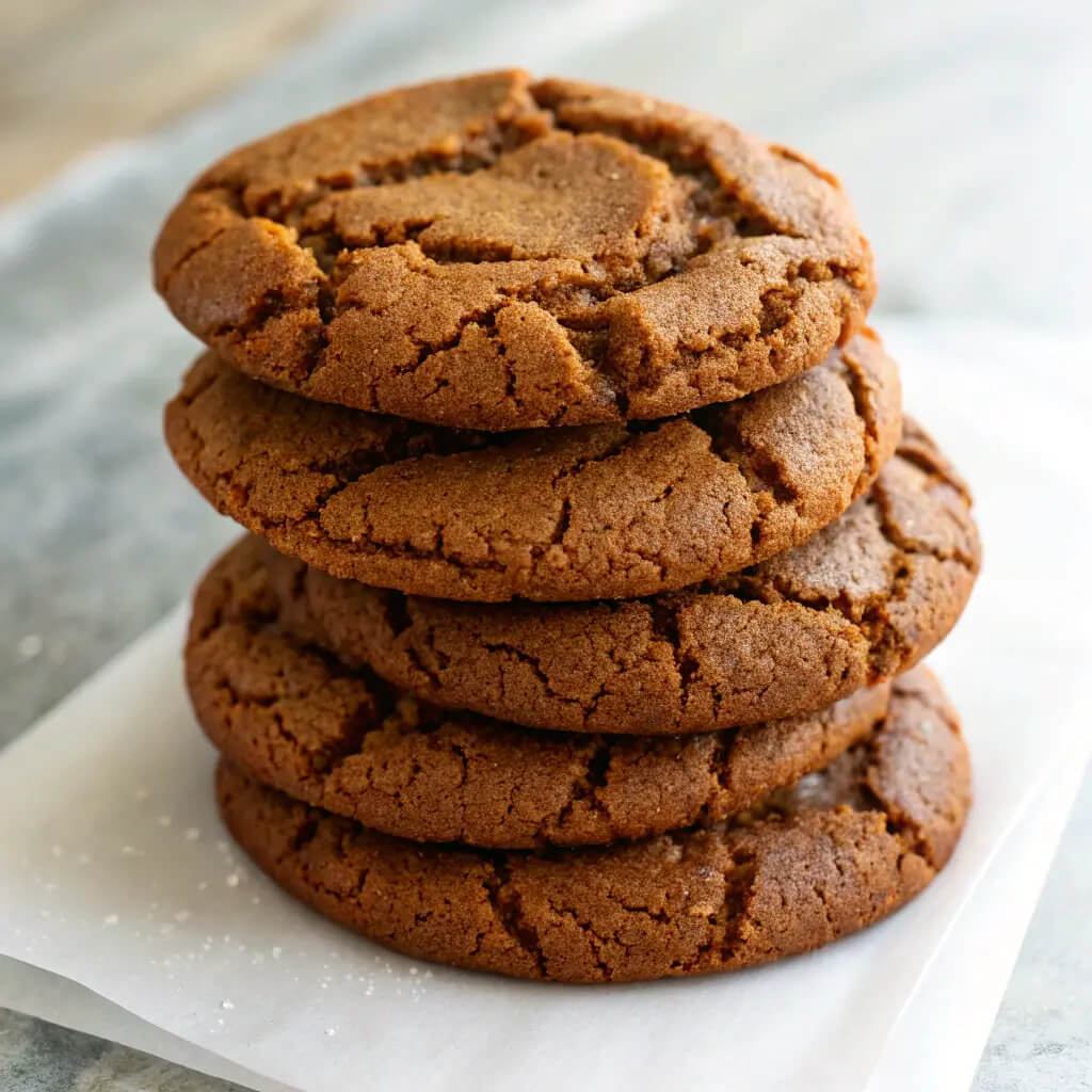 super soft molasses cookies