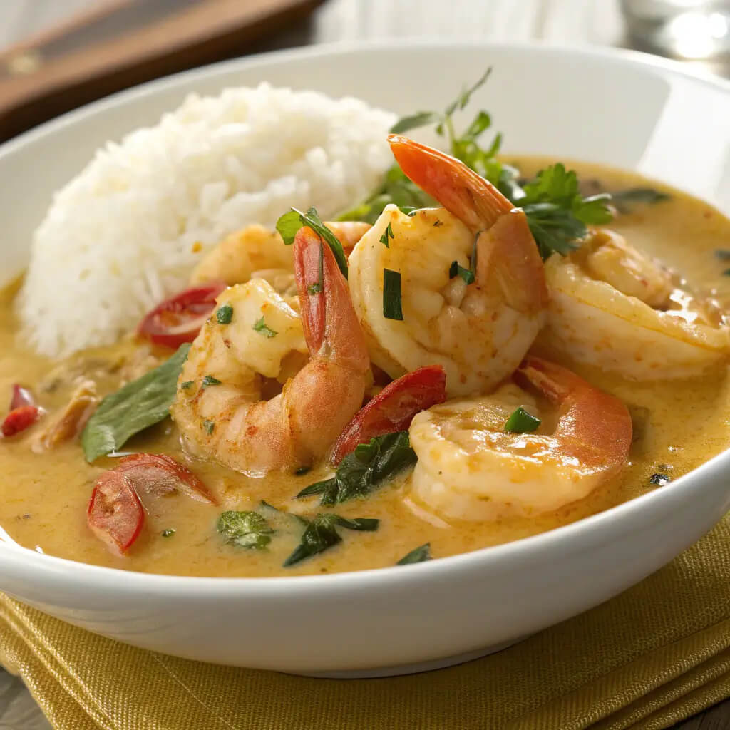 thai coconut shrimp curry