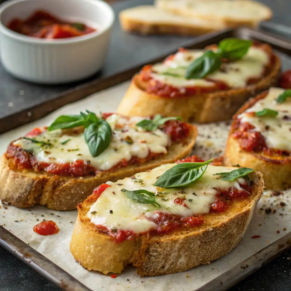 yummy pizza toasts